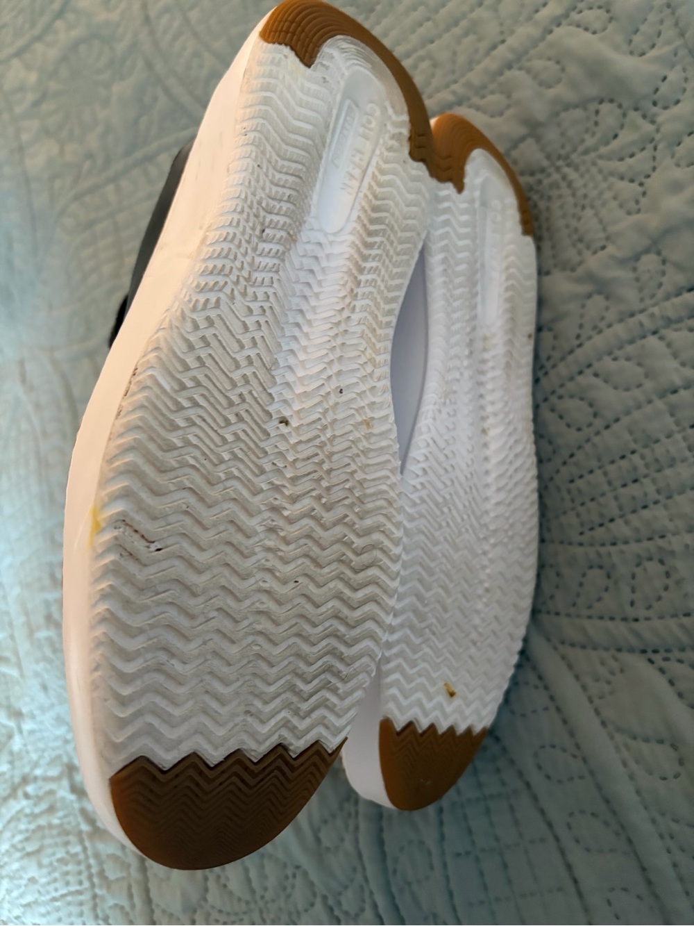 Cole Haan Black & White womens Leather Sneakers - Picture 3 of 4